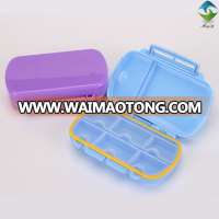 Round and professional pocket plastic pill box