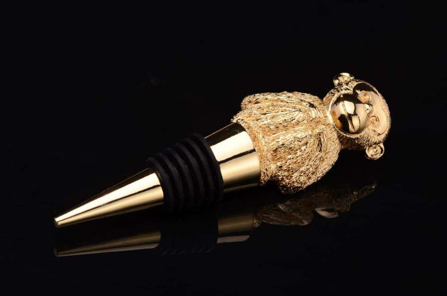 Metal Wine Bottle Stopper with Animal Shapes (GZHY-BS-004)