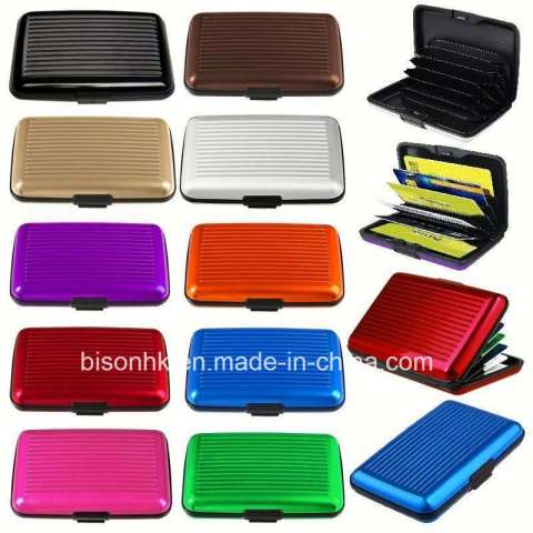 Customized Bank Cardcase, Aluminum Credit Card Holder